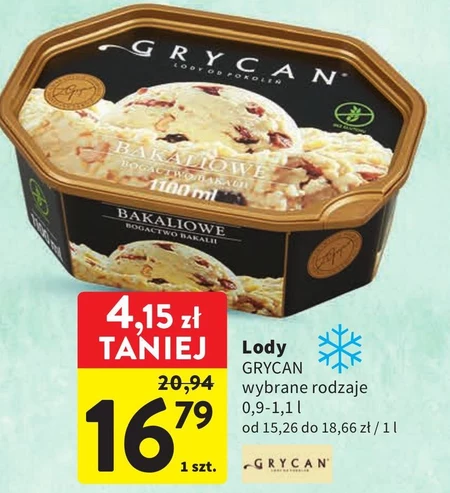 Grycan Lody bakaliowe 1100 ml