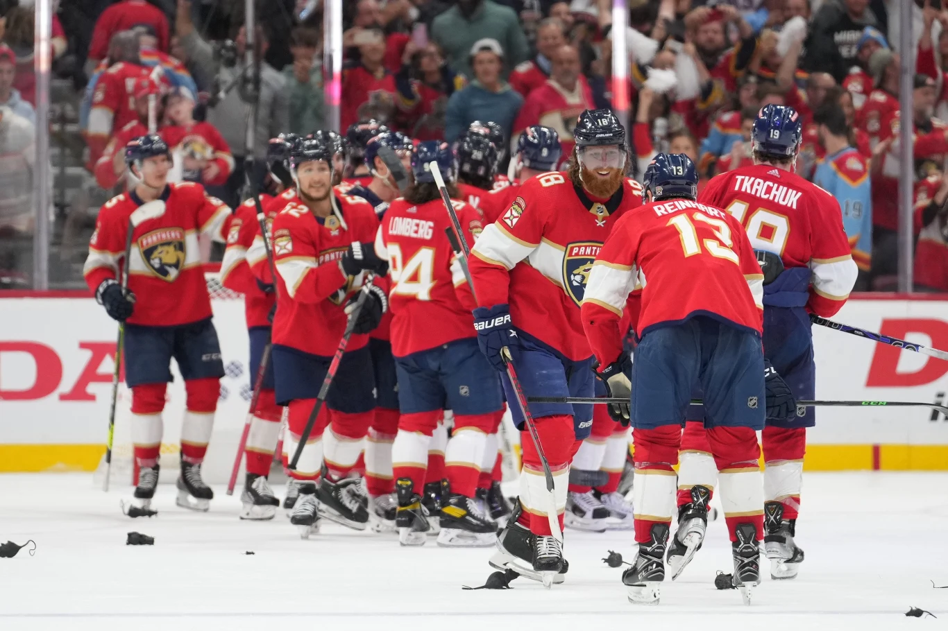 Radość zawodników Florida Panthers