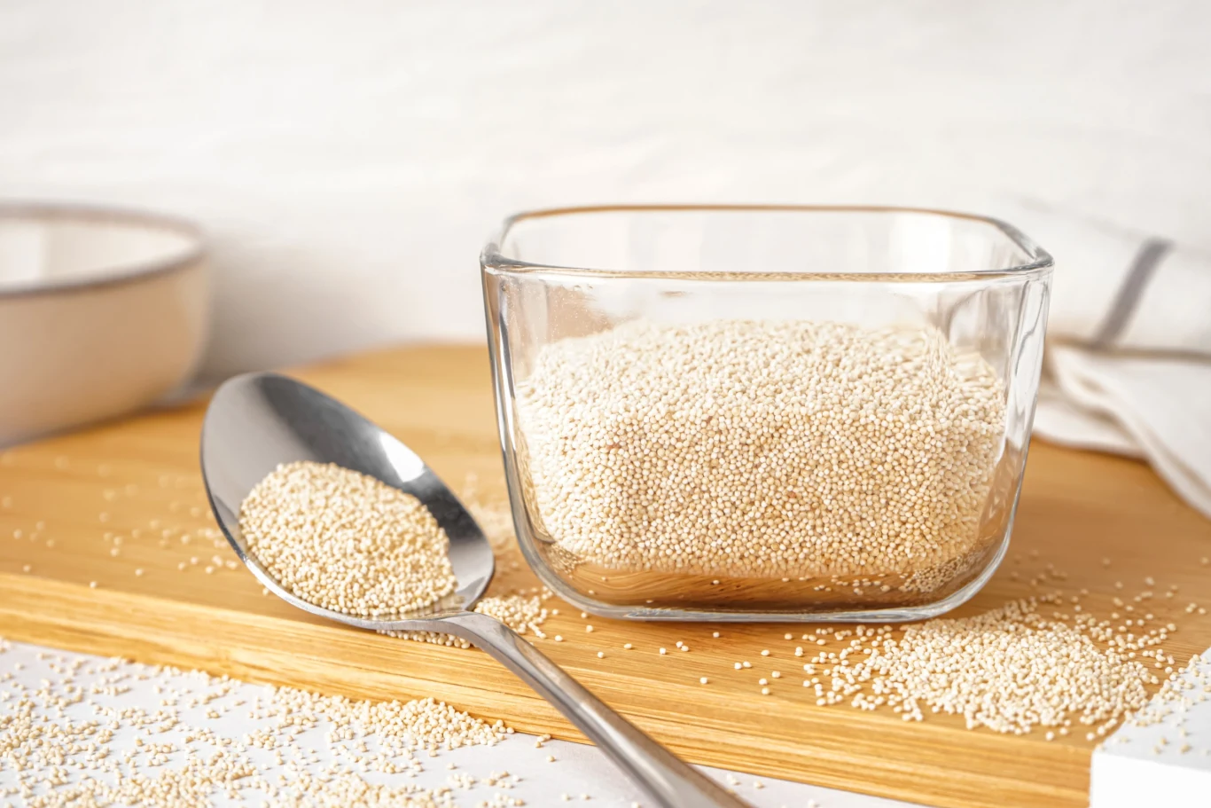 Z ziaren amarantusa można przygotować zdrowe i pożywne śniadanie 