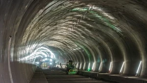 Najdłuższy tunel w Polsce prawie gotowy. Zobacz zdjęcia