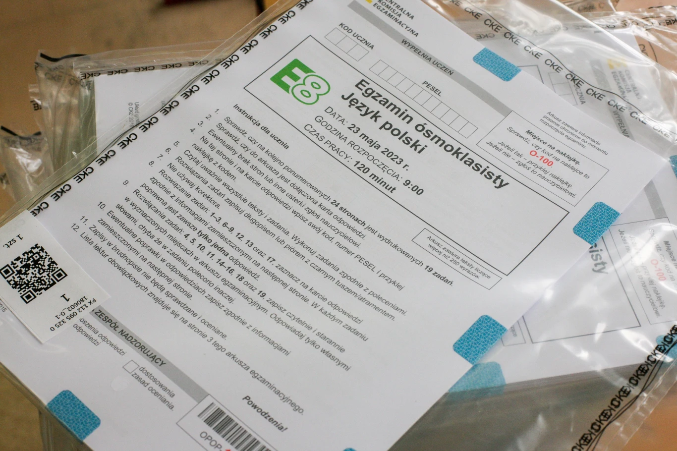 Egzamin ósmoklasisty 2023. Arkusz CKE z języka polskiego Egzamin ósmoklasisty 2023. Arkusz CKE z języka polskiego