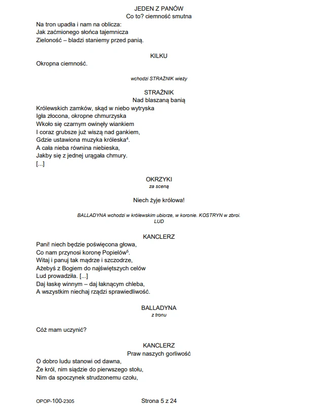 Egzamin ósmoklasisty 2023 z polskiego: arkusz CKE i odpowiedzi Egzamin ósmoklasisty 2023 z polskiego: arkusz CKE i odpowiedzi