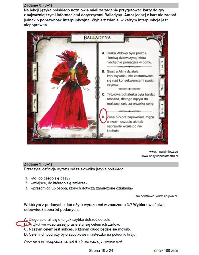 Egzamin ósmoklasisty 2023 z polskiego: arkusz CKE i odpowiedzi Egzamin ósmoklasisty 2023 z polskiego: arkusz CKE i odpowiedzi