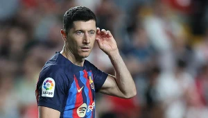 Robert Lewandowski to najlepszy strzelec FC Barcelona w tym sezonei