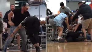 Podczas meczu zespołów szkolnych jeden z rodziców rzucił się na sędziego