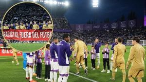 Początek meczu Real Valladolid - FC Barcelona