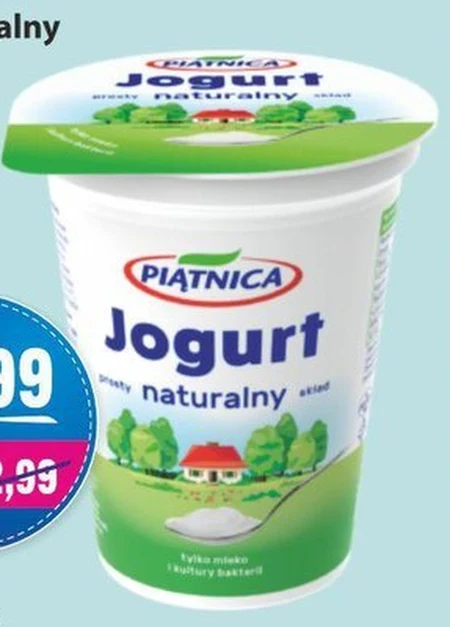 Piątnica Jogurt naturalny 330 g