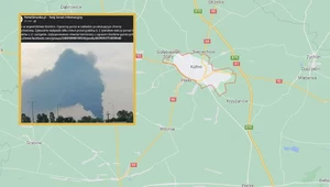 Ogromny pożar fabryki w Kutnie