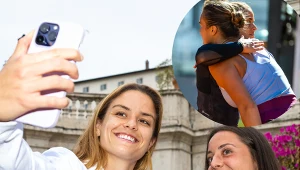 Maria Sakkari otrzymała sporo pochwał od kibiców za pokazanie dystansu do siebie