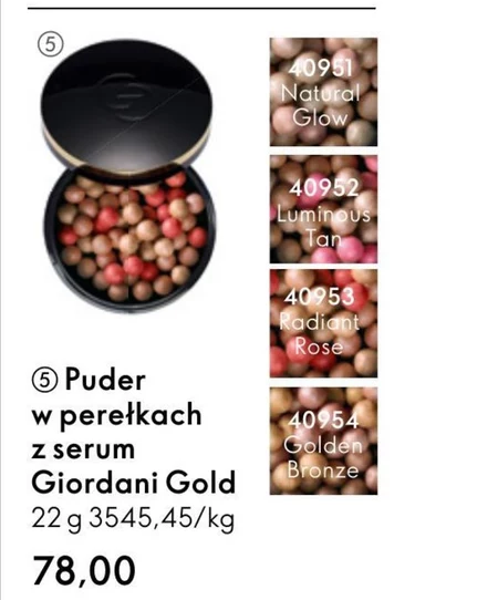 Puder Giordani Gold