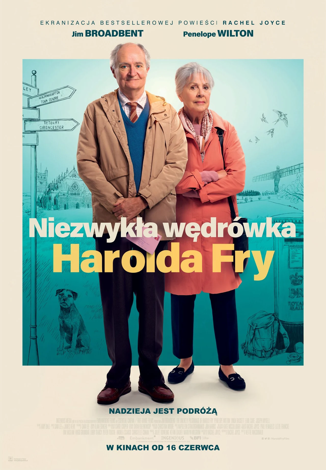 Plakat filmu "Niezwykła wędrówka Harolda Fry" Plakat filmu "Niezwykła wędrówka Harolda Fry"