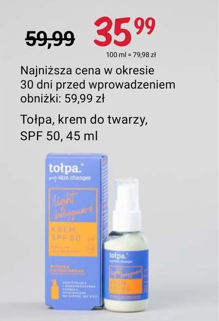 Krem do twarzy Tołpa