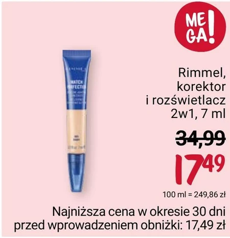 Korektor do twarzy Rimmel