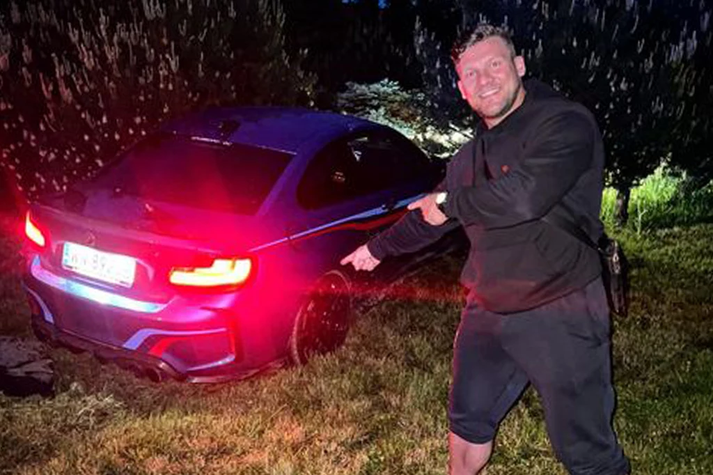 Oddał auto do serwisu, wieczorem było już rozbite/Instagram jacek_ratusznik_elite_ifbb_pro/