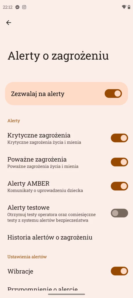 Alerty o zagrożeniu