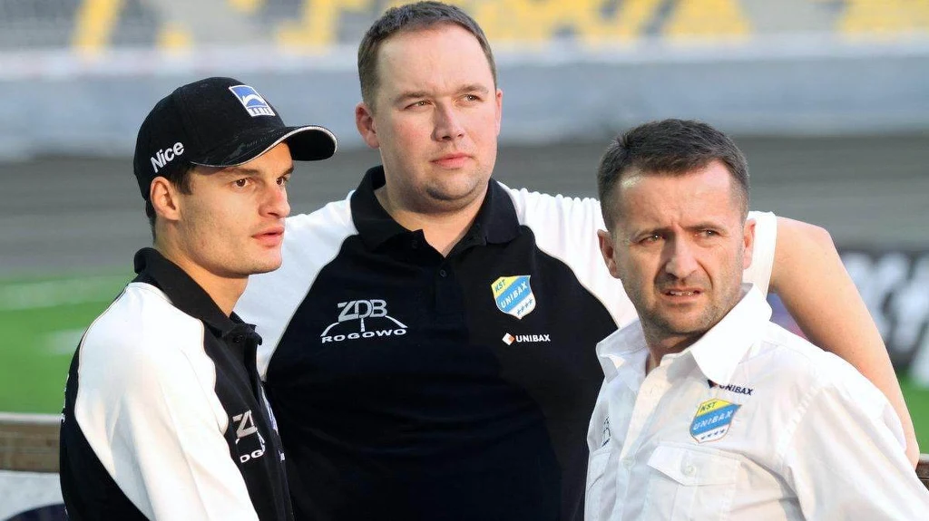 Na zdjeciu od lewej: Adrian Miedziński, Sławomir Kryjom, Mirosław Kowalik.