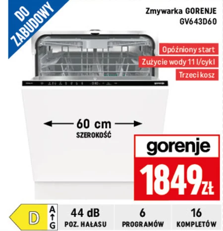 Zmywarka Gorenje