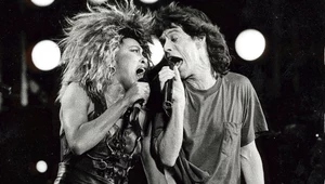 Tina Turner i Mick Jagger na Live Aid w 1985 r.