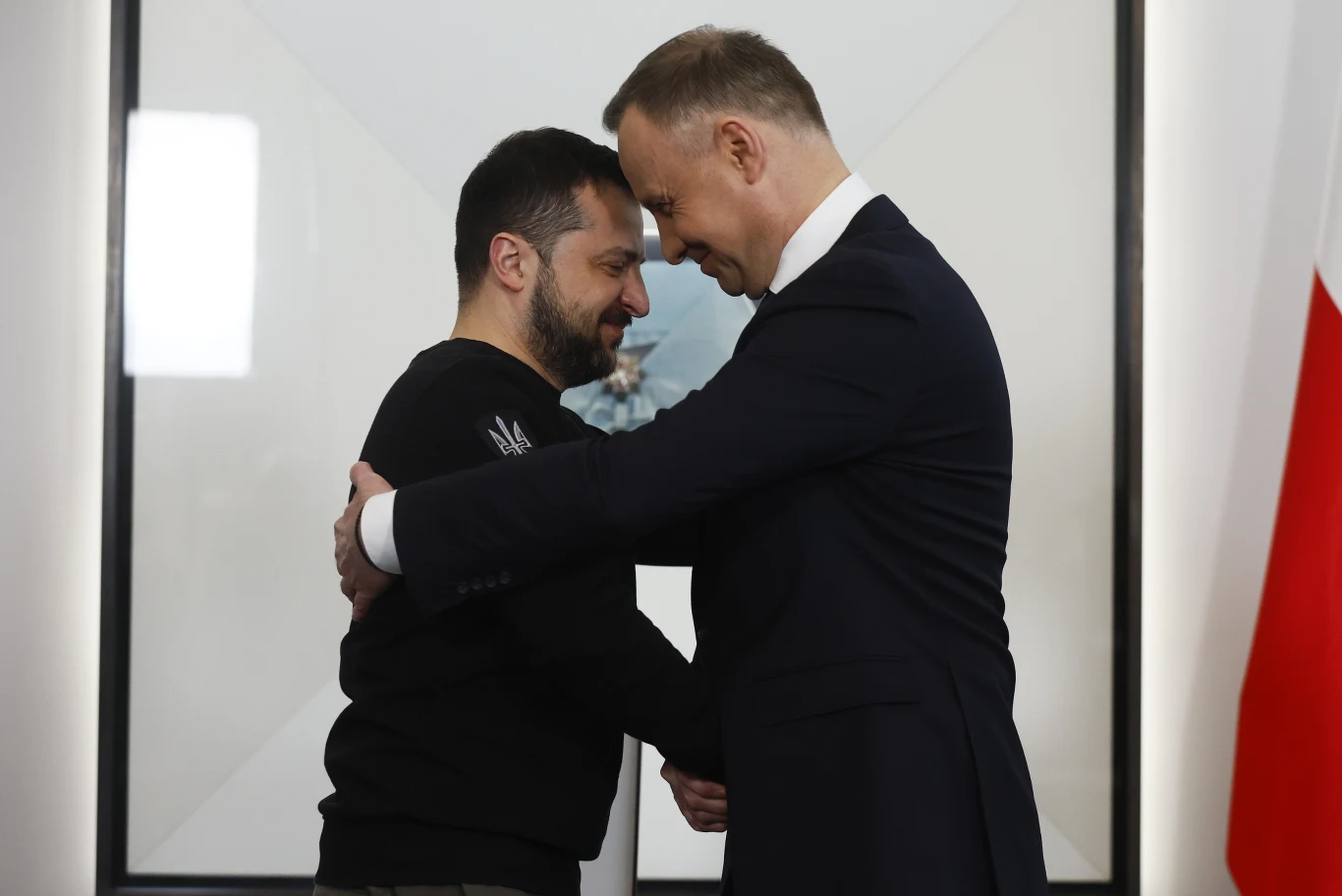 Prezydent Ukrainy Wołodymyr Zełenski i prezydent Polski Andrzej Duda, kwiecień 2023 Prezydent Ukrainy Wołodymyr Zełenski i prezydent Polski Andrzej Duda, kwiecień 2023