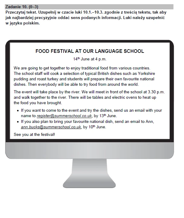 Egzamin ósmoklasisty 2023: Angielski, arkusz CKE i odpowiedzi Egzamin ósmoklasisty 2023: Angielski, arkusz CKE i odpowiedzi