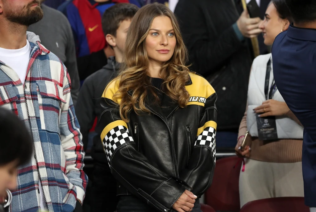 Anna Lewandowska na meczu FC BArcelony Anna Lewandowska na meczu FC BArcelony