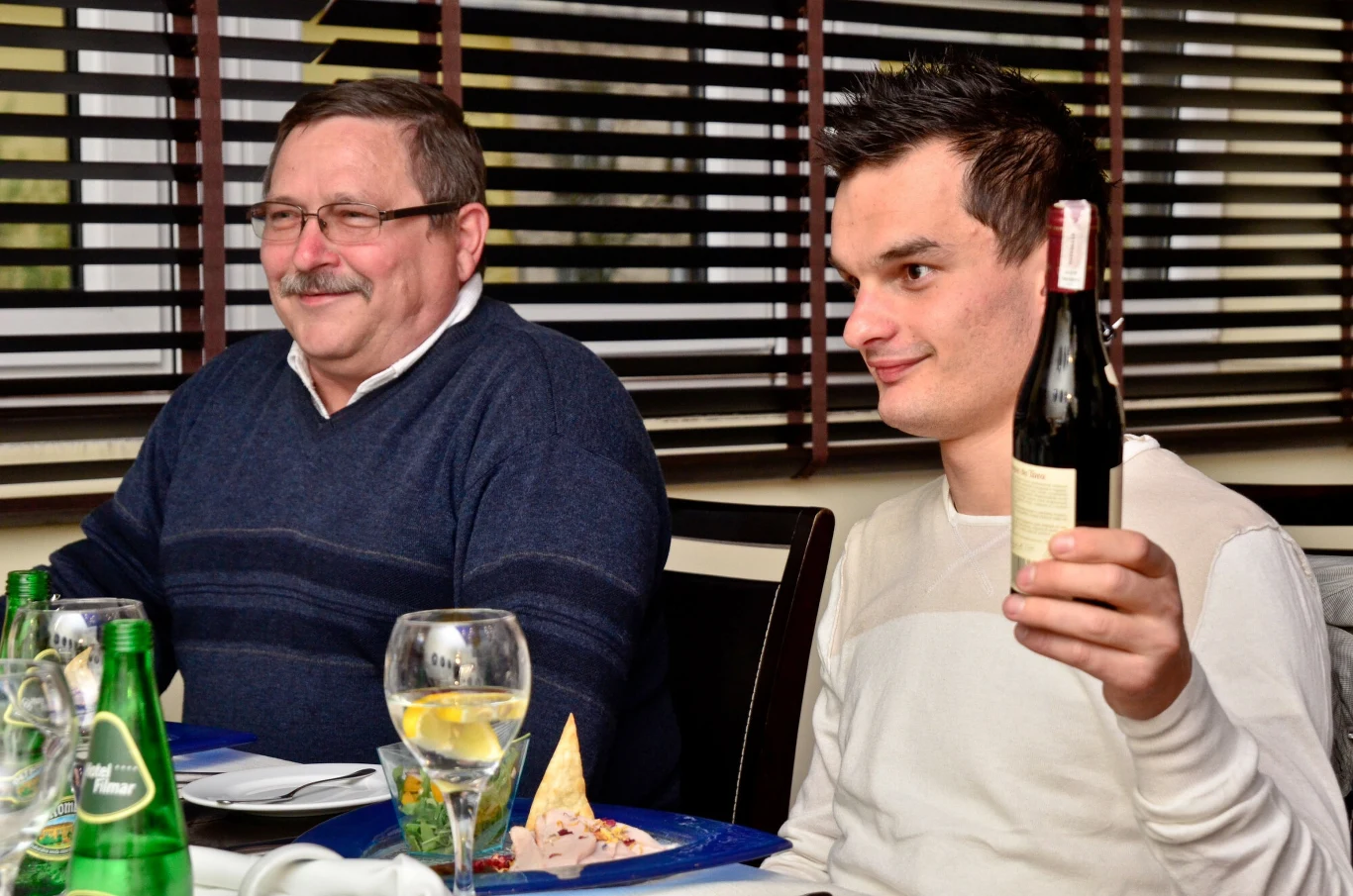 Adrian Miedziński z kibicami