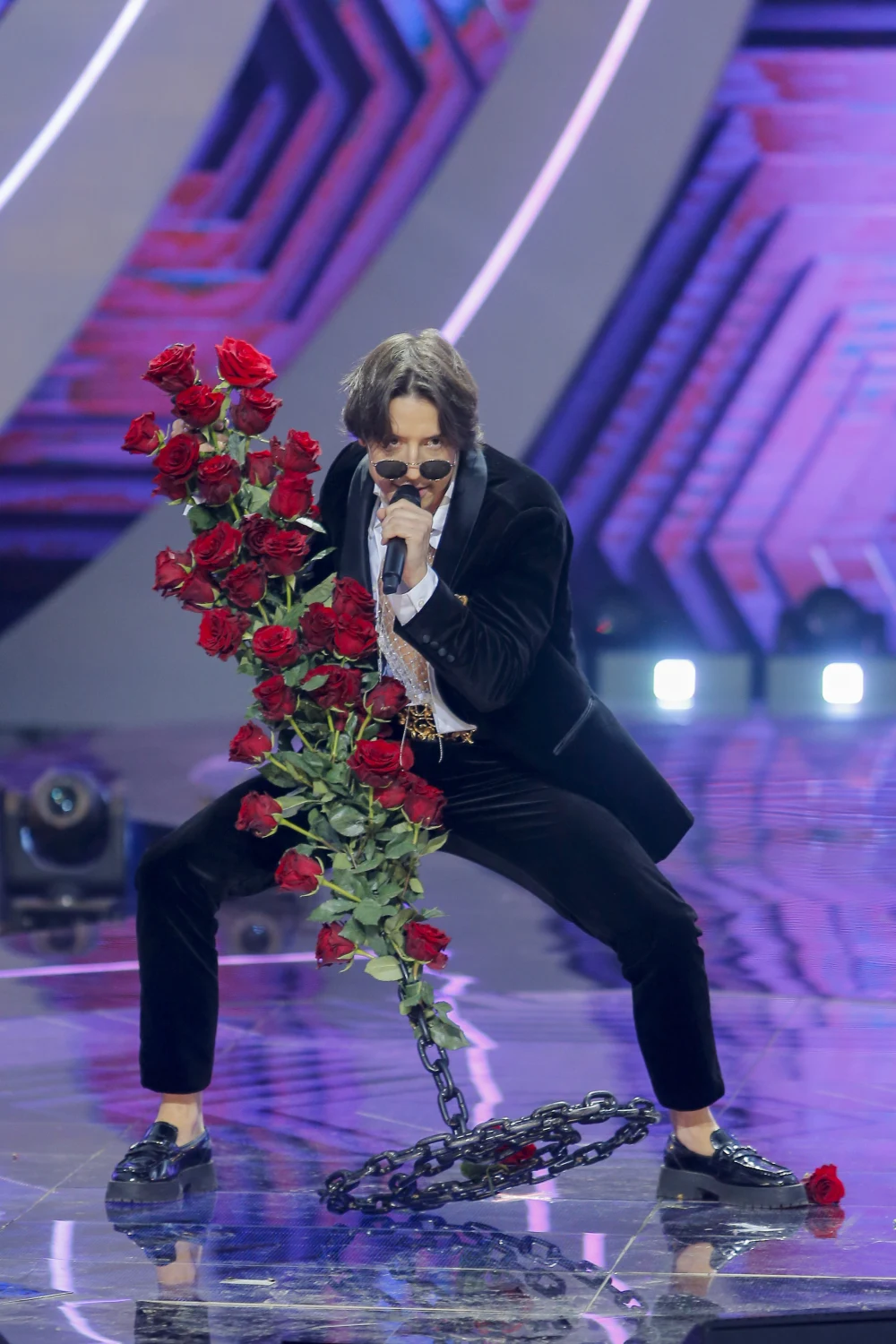 Dawid Kwiatkowski na scenie Polsat SuperHit Festiwal Dawid Kwiatkowski na scenie Polsat SuperHit Festiwal