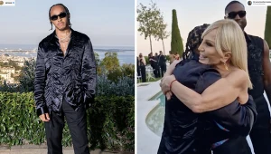 Lewis Hamilton zrobił show na pokazie kolekcji Duy Lipy i Versace