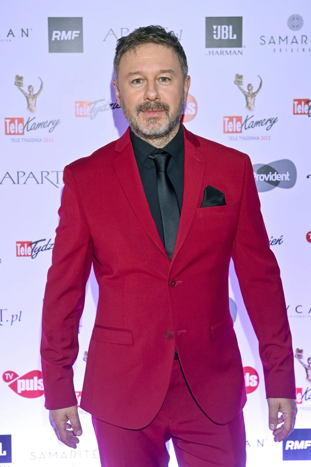 Andrzej "Piasek" Piaseczny podczas tegorocznych Telekamer Andrzej "Piasek" Piaseczny podczas tegorocznych Telekamer
