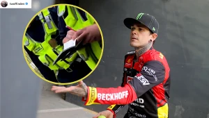 Mistrz był w szoku. Zaskakujący finał popisów na motocyklu