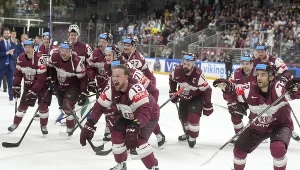 Łotwa świętuje triumf nad Szwecją