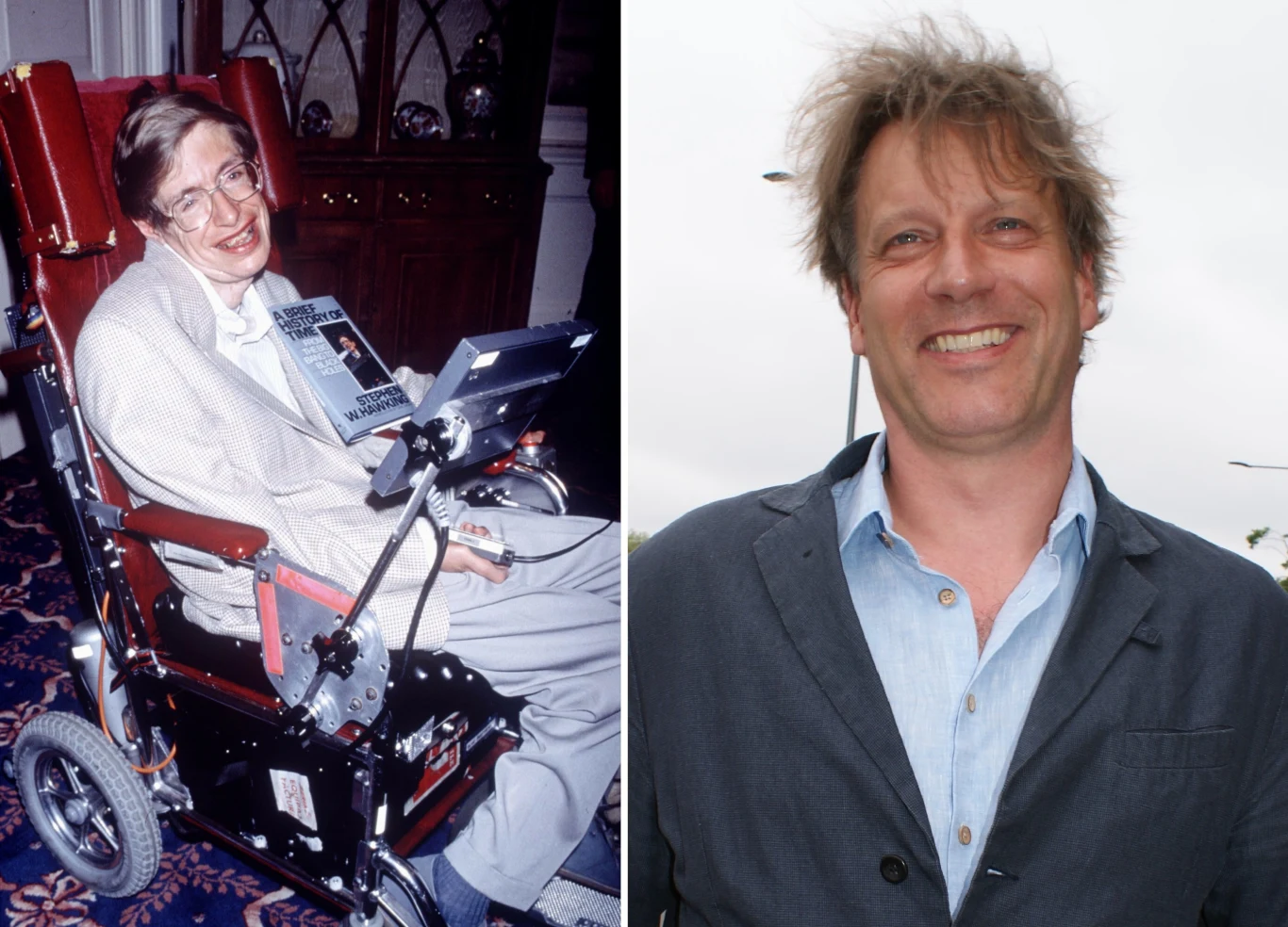 Stephen Hawking i Thomas Hertog. Belgijski kosmolog był bliskim współpracownikiem Stephena Hawkinga przez 20 lat. Stephen Hawking i Thomas Hertog. Belgijski kosmolog był bliskim współpracownikiem Stephena Hawkinga przez 20 lat.