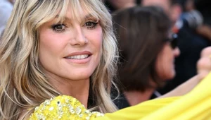 Heidi Klum zachwyciła w Cannes w sukni motyla. Ale efekt