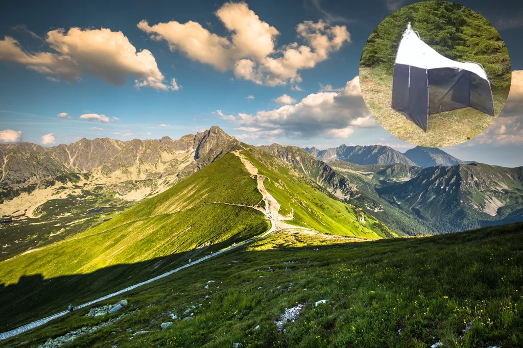 Turyści zadają sobie pytanie, czym są tajemnicze namioty w Tatrach/ fot. facebook.com/TatrzanskiParkNarodowy