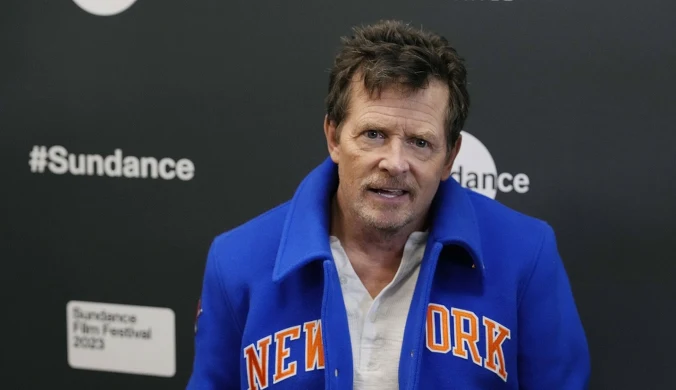 Aktor Michael J. Fox na premierze filmu "Still: A Michael J.Fox Movie"