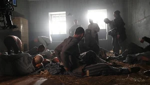 Na planie filmu "Raport Pileckiego", fot. ze strony Polska Fundacja Narodowa