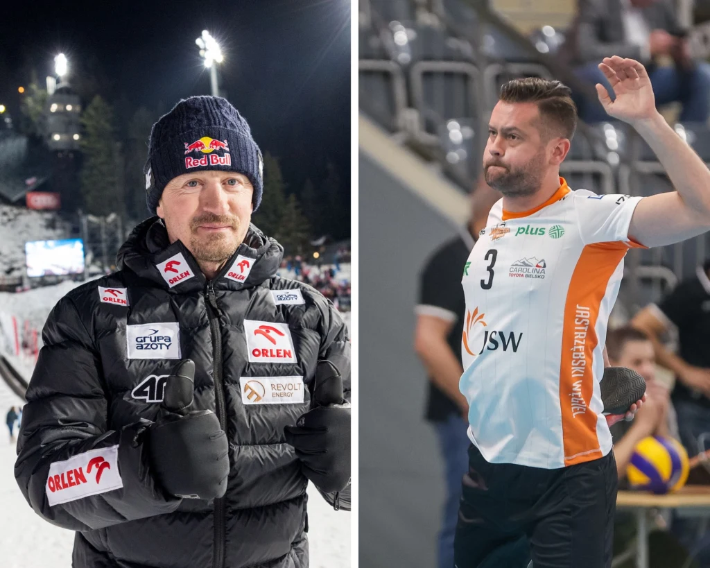 Adam Małysz (po lewej) i Kamil Bortniczuk Adam Małysz (po lewej) i Kamil Bortniczuk