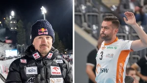 Adam Małysz (po lewej) i Kamil Bortniczuk