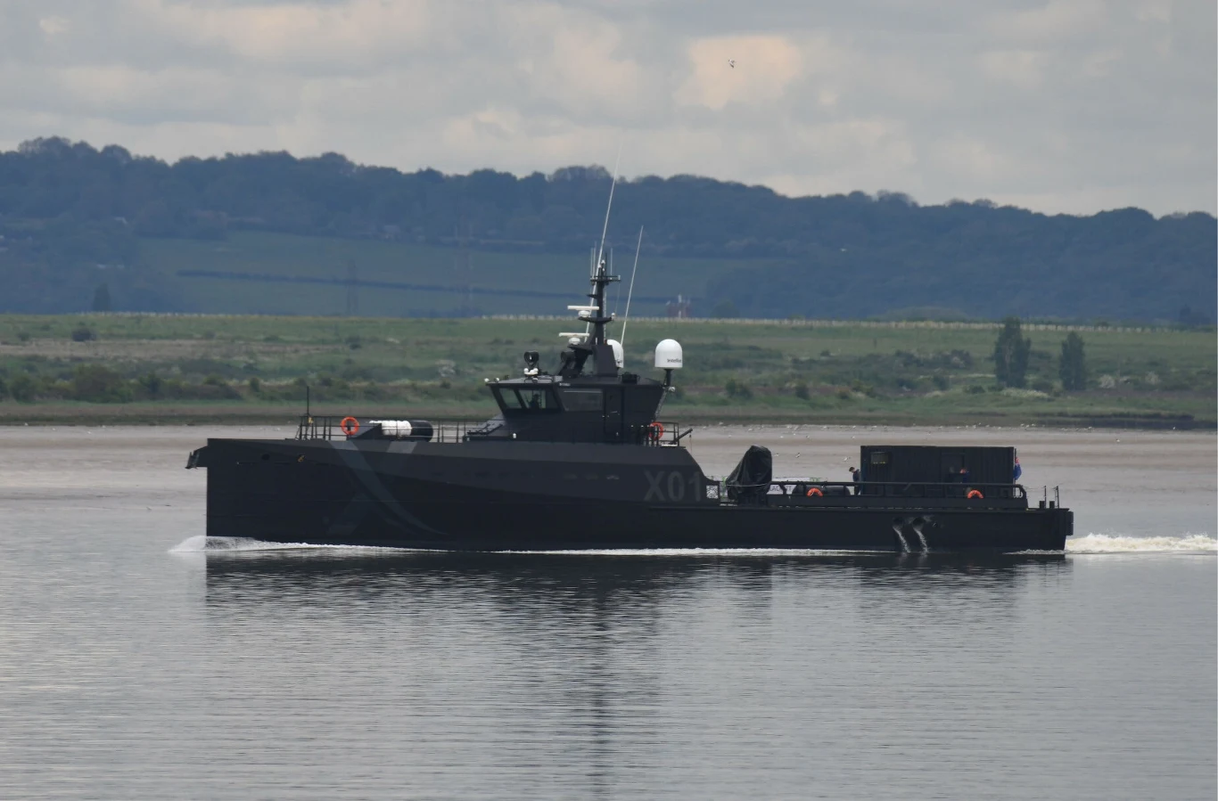 System testowany jest przez statek Królewskiej Marynarki Wojennej. System testowany jest przez statek Królewskiej Marynarki Wojennej.