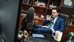 Piotr Polak na planie trzeciego sezonu "The Office PL"