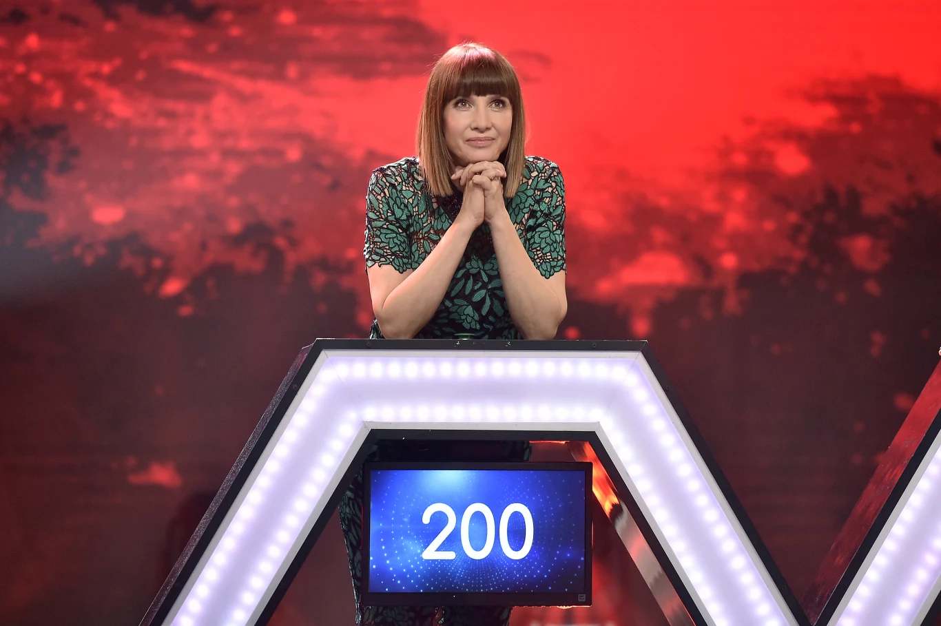 Grażyna Wolszczak w programie "Jaka to melodia?" Grażyna Wolszczak w programie "Jaka to melodia?"