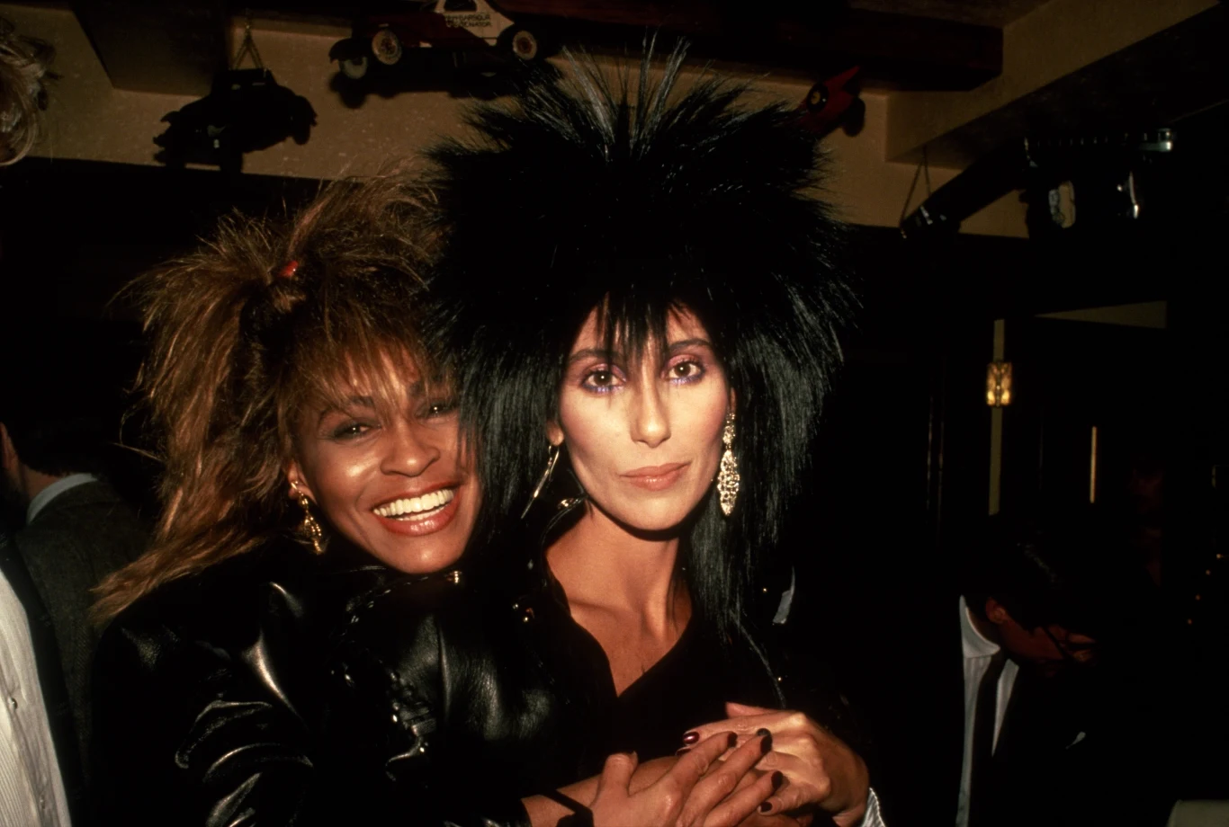 Tina Turner i Cher, 1985 rok Tina Turner i Cher, 1985 rok