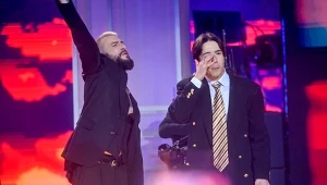 Polsat SuperHit Festiwal 2023: Dawid Kwiatkowski z bratem Michałem na scenie