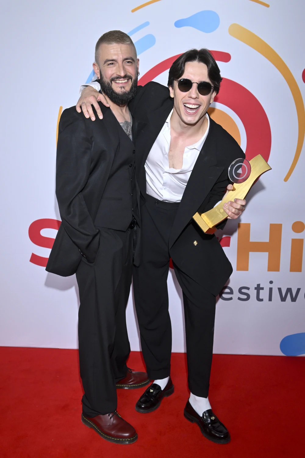 Polsat SuperHit Festiwal 2023: Dawid Kwiatkowski z bratem Michałem Kwiatkowskim Polsat SuperHit Festiwal 2023: Dawid Kwiatkowski z bratem Michałem Kwiatkowskim