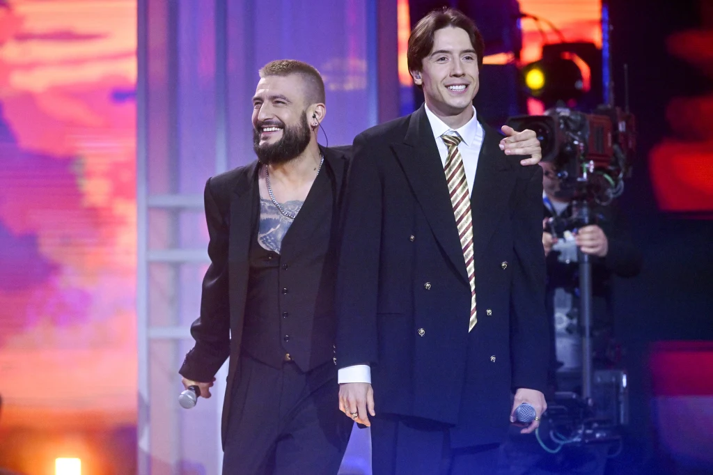 Polsat SuperHit Festiwal 2023: Dawid Kwiatkowski z bratem Michałem Kwiatkowskim Polsat SuperHit Festiwal 2023: Dawid Kwiatkowski z bratem Michałem Kwiatkowskim