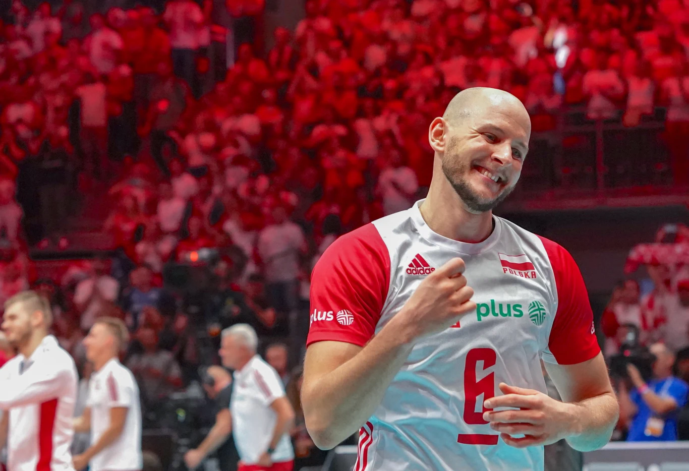 Bartosz Kurek w barwach reprezentacji Polski Bartosz Kurek w barwach reprezentacji Polski