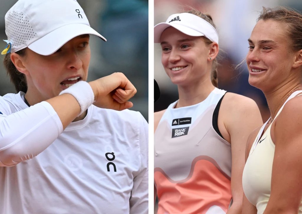 Iga Świątek, Jelena Rybakina i Aryna Sabalenka Iga Świątek, Jelena Rybakina i Aryna Sabalenka