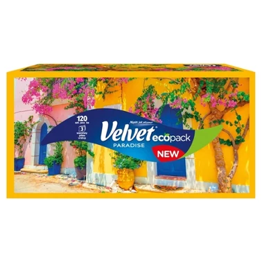 Velvet Paradise Chusteczki uniwersalne 3 warstwy 120 sztuk - 1