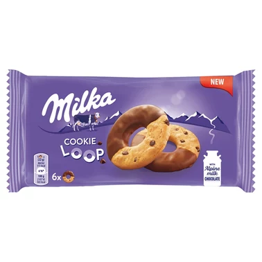 Milka Loop Cookie Ciastka z kawałkami czekolady 132 g (6 sztuk) - 2