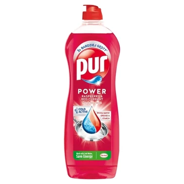 Pur Power Raspberry & Red Currant Płyn do mycia naczyń 750 ml - 0